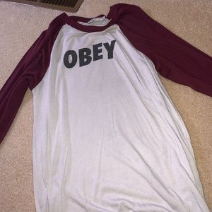 Obey middle length sleeve
